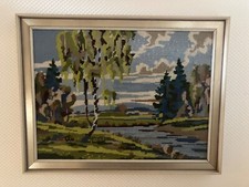 Landschaft fluß stickbild gebraucht kaufen  Schwanewede