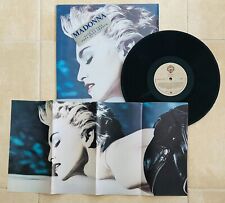 MADONNA VINYL LP TRUE BLUE VENEZUELA +POSTER EX+ comprar usado  Enviando para Brazil