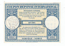 Używany, NORWAY REPLY RESPONSE MIĘDZYNARODOWY KUPON IRC, 1959 na sprzedaż  PL