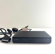 Alba STB8 TV Digital Freeview Set Top Box SCART Preto Apenas Sem Controle Remoto Com Cabos comprar usado  Enviando para Brazil