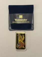 Lion england gold for sale  FALMOUTH