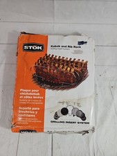 Stok SIS3000 Grelha Cabob e Rib Rack Novo em Folha Caixa Externa Está Completamente Danificada , usado comprar usado  Enviando para Brazil