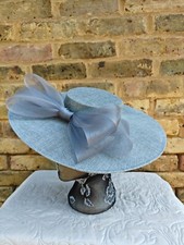 Grey large fascinator for sale  HIGH WYCOMBE