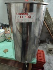 Contenitore olio inox usato  Cellino Attanasio