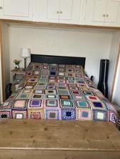 Vintage crochet blanket for sale  GRIMSBY