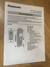 Panasonic tcd300g kurzanleitun gebraucht kaufen  Karlsruhe