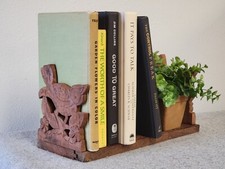 Vtg carved wooden for sale  Antigo