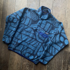 Patagonia geometric synchilla for sale  STROUD