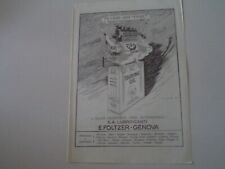 Advertising pubblicità 1922 usato  Salerno