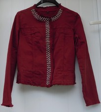 Jeans jacke bourdeaux gebraucht kaufen  Arnstadt