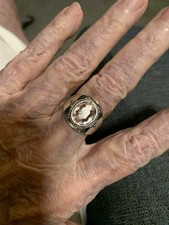 Ring silver big for sale  Saint Petersburg