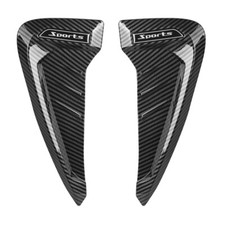 Decoração de carro ventilação lateral fluxo de ar para-lama entrada malha grade adesivo acabamento em fibra de carbono comprar usado  Enviando para Brazil