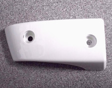 White plastic endcap for sale  MIRFIELD