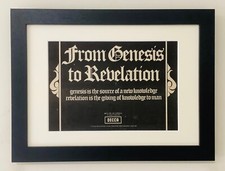 Genesis genesis revelation for sale  SALISBURY