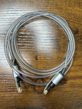 Cabo de fibra óptica digital Philips 6' Elite Toslink com 2 mini adaptadores - Cinza comprar usado  Enviando para Brazil