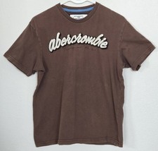 Camiseta Abercrombie & Fitch Vintage Y2K Grande Marrom Chocolate Preppy Streetwear comprar usado  Enviando para Brazil