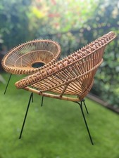 Paire fauteuils vintage d'occasion  Canohès