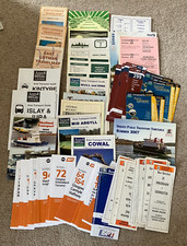 Scottish bus leaflets for sale  WALSALL