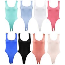 Women's Lingerie uma peça Forquilha aberta Teddy THONG COLLANT BODY Roupa Íntima comprar usado  Enviando para Brazil