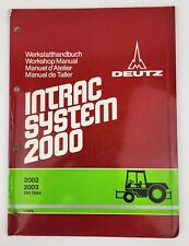 Deutz intrac system for sale  Normal