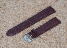 Brown 20mm crocodile for sale  WAKEFIELD