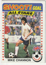 Cartão de futebol Shoot & Goal All Stars parte traseira azul Mike Channon Southampton, usado comprar usado  Enviando para Brazil