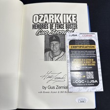 Gus zernial signed for sale  Shipping to United Kingdom