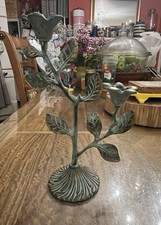 Floral double candle for sale  DOWNHAM MARKET