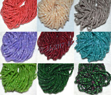 Usado, Contas soltas ábaco Rondelle pedra preciosa multicolorida facetada natural 2x4mm 15 polegadas comprar usado  Enviando para Brazil