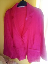 Pink linen fitted for sale  NORWICH
