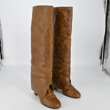 Chanel brown quilted for sale  Dallas