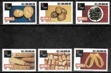 Angola 1998 - Comida gastronômica - Conjunto de 6 selos - Scott #1038-43 - Novo em folha, sem marca de charneira comprar usado  Enviando para Brazil