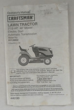 Craftsman operator manual for sale  Cleveland