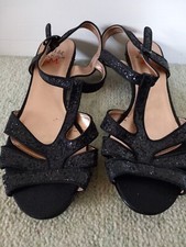 Black glitter flat for sale  PORTSMOUTH