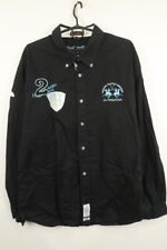 Camisa La Martina preta de algodão com colarinho manga longa abotoada XXL, usado comprar usado  Enviando para Brazil