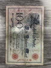 Reichsbanknote 100 mark gebraucht kaufen  Kitzingen