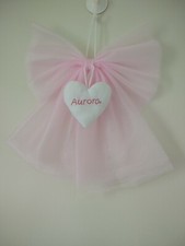 Fiocco nascita tulle usato  Villafranca Sicula