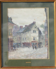 Aquarelle signée encadrée d'occasion  Elliant