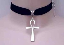 Collarino velluto donna usato  Roma