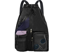 Mochila de praia de malha com bolso molhado cordão bolsa de piscina impermeável bolsa de natação comprar usado Mochila de praia de malha com bolso molhado cordão bolsa de piscina impermeável bolsa de natação comprar usado  Enviando para Brazil