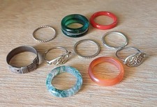 Lot bagues fantaisie d'occasion  Clermont-Ferrand-