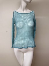 Blusa de Crochê Vintage Irmãs Boho Malha Festival Boho Hippie Tamanho Pequeno comprar usado  Enviando para Brazil
