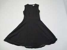 Vestido Calvin Klein Feminino 2 Preto Comprimento do Joelho Fit & Flare Sem Mangas CD7C112C comprar usado  Enviando para Brazil