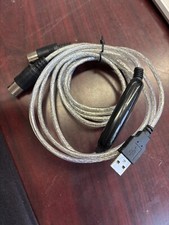 Cabo conversor USB IN-OUT MIDI interface para PC música teclado adaptador cabo comprar usado  Enviando para Brazil