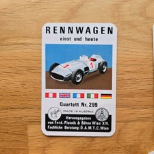 Rennwagen einst quartett gebraucht kaufen  Porta Westfalica