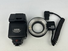 Sunpak Auto DX 8R anel de luz flash estroboscópio câmera flash antigo comprar usado  Enviando para Brazil