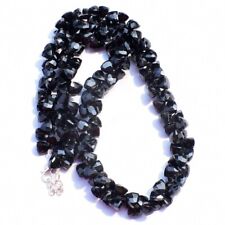 Lindo colar brilhante 491 cts espinélio preto corte incrível frisado AK 09 E492 comprar usado  Enviando para Brazil