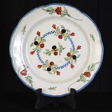 Motif floral assiette d'occasion  Cavaillon