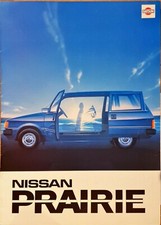 Nissan prairie brochure for sale  BIGGLESWADE