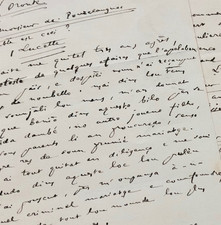 Frédéric MISTRAL - Manuscrit autographe, en occitan (1897) na sprzedaż  Wysyłka do Poland